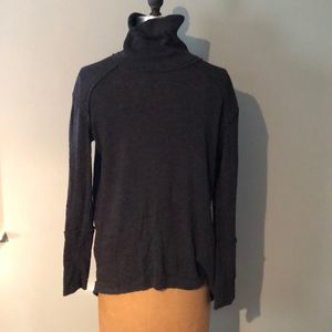 Free People Split Back Turtleneck